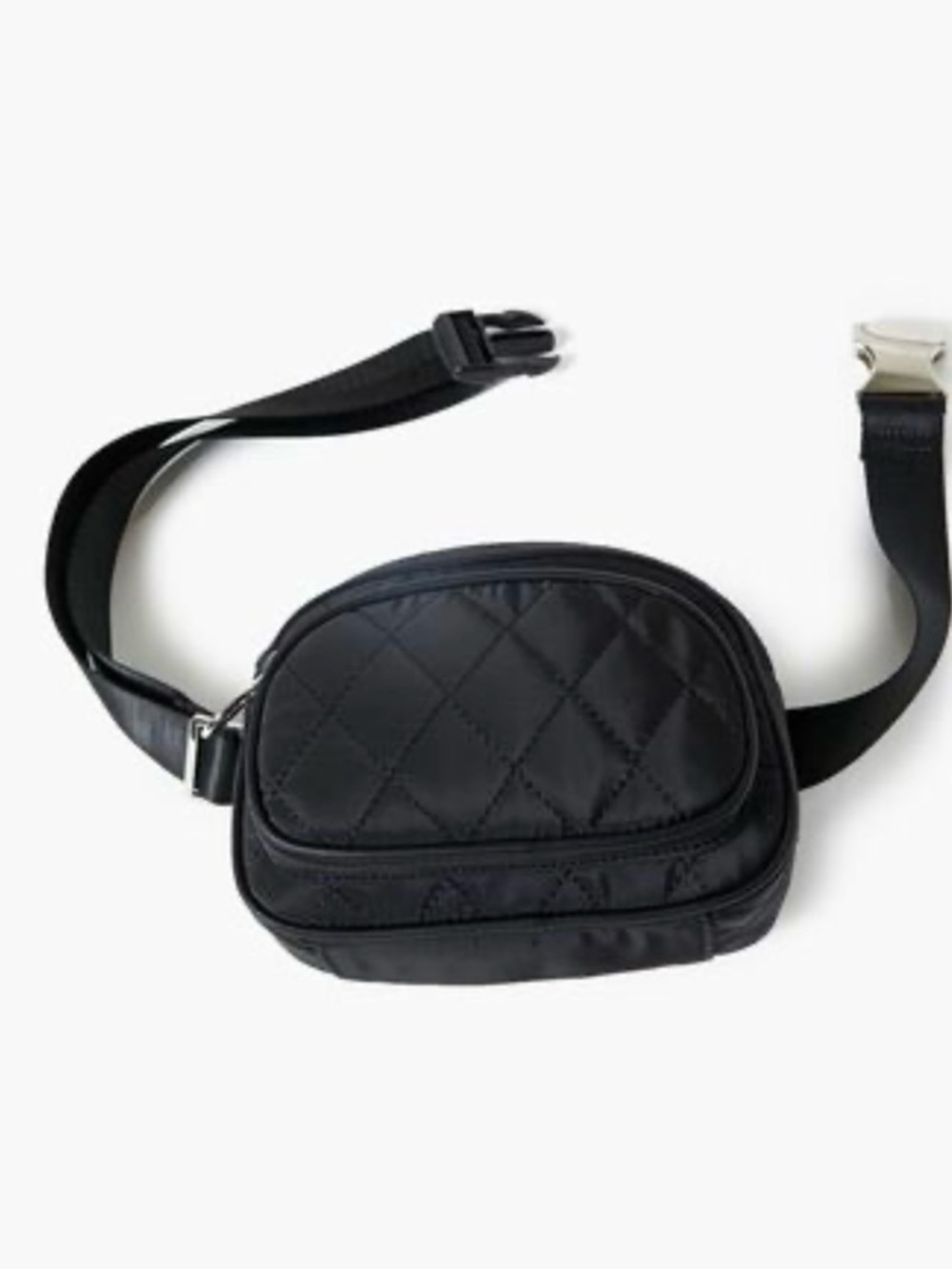 NEW!! Classic Adjustable Quilted Fanny Bag- Black (NWT)